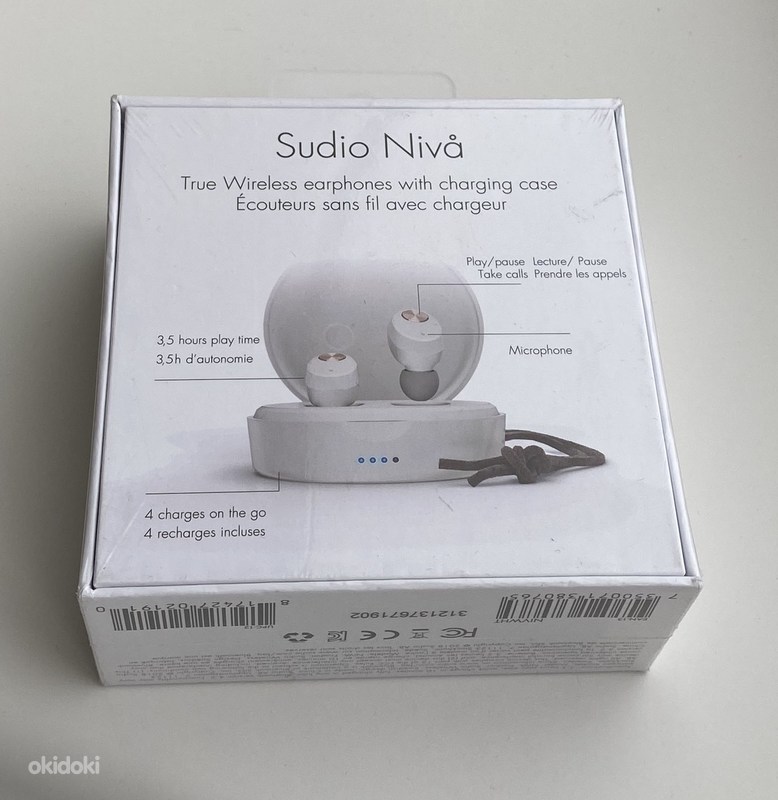 Sudio Nivå True Wireless Black/White (foto #4)