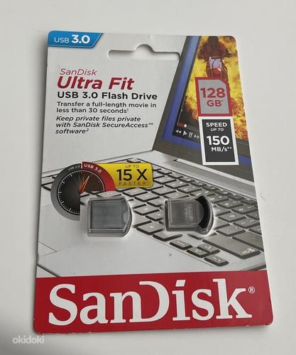 SanDisk Ultra Fit USB 3.0 Flash Drive 64GB/128GB 150MB/s (фото #3)