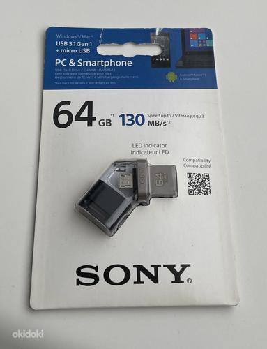 Sony USB Flash Drive 64GB USB 3.1 Gen 1 + micro USB (foto #1)