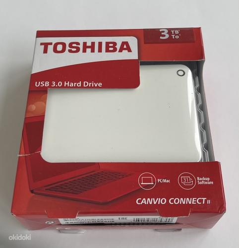 Toshiba Canvio Connect II 3TB Blue/White/Red/Black (фото #1)