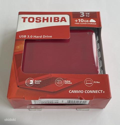 Toshiba Canvio Connect II 3TB Blue/White/Red/Black (фото #3)