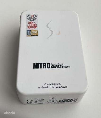 Supra Nitro iN-Ear Cables Carbon White (фото #1)