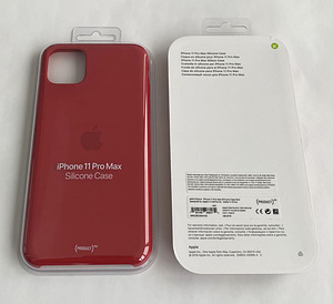 iPhone 11 Pro Max Silicone Case Pink/Blue/White/Red/Black (2 foto / 7)