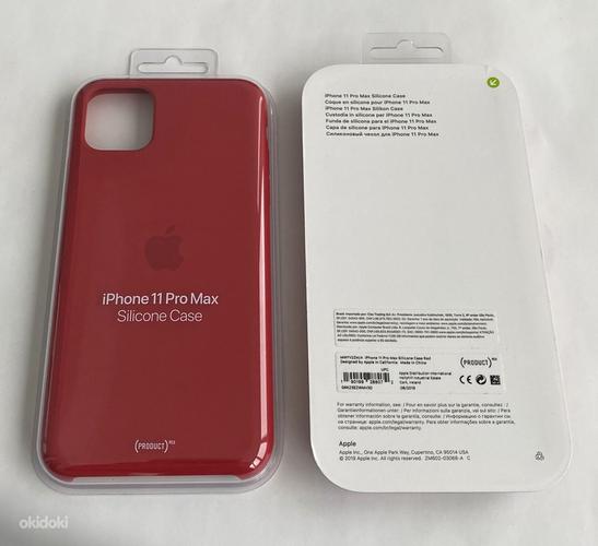 iPhone 11 Pro Max Silicone Case Pink/Blue/White/Red/Black (foto #2)