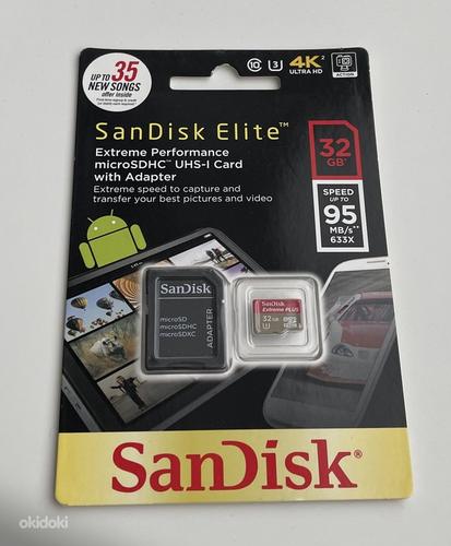 Sandisk Elite microSDXC 16/32/64GB 95MB/s+ SD adapter (фото #3)