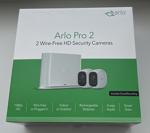 Netgear Arlo Pro 2 Smart Security System with 2 Cameras