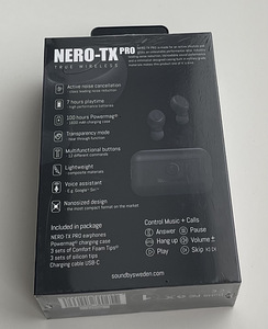Nero-TX PRO True Wireless , Black / White (5 foto / 5)