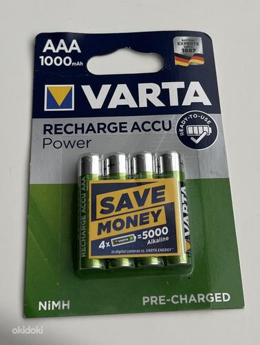 Varta AAA 1000mAh Recharge Accu Power 4tk (foto #1)