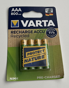 Varta AAA 800mAh Recharge Accu Recycled 4tk