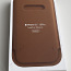 Apple iPhone 12/12 Pro Leather Sleeve MagSafe Saddle Brown (фото #1)