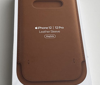 Apple iPhone 12/12 Pro Leather Sleeve MagSafe Saddle Brown