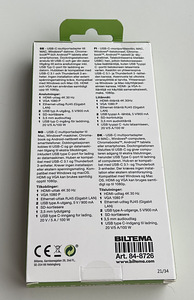 Biltema USB Type C hub with 8 ports (2 foto / 3)