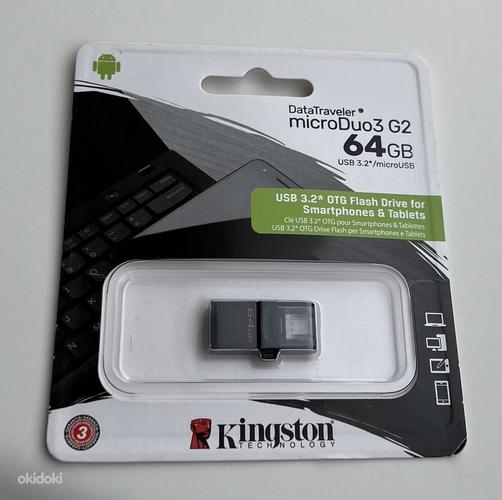 Kingston 64gb USB 3.2 DataTraveler microDuo 3.0 G2 (foto #1)