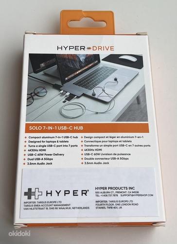 HYPERDRIVE SOLO 7-in-1 USB-C Hub , Space Gray (фото #2)