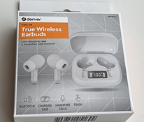 Denver TWE-38 True Wireless Earbuds White