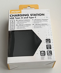Biltema Charging station, USB Type A and Type C