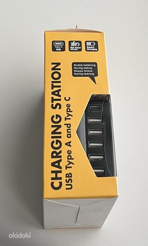 Biltema Charging station, USB Type A and Type C (фото #3)