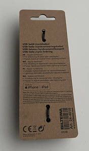 Biltema USB-C Charge Lightning 1m/2m/3m (4 foto / 6)