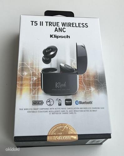 Klipsch T5 II True Wireless ANC Gunmetal/Silver (фото #1)