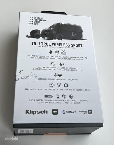Klipsch T5 II True Wireless Sport Black/Gray (foto #2)