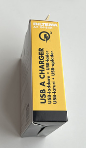 Biltema USB charger with 2 ports, Type A, QC 3.0 (3 foto / 4)