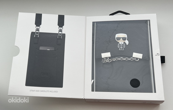 Karl Lagerfeld Handbag Universal Phone Pouch Black (фото #6)