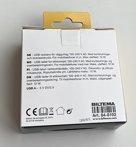 Biltema USB charger, Type A, 2.4 A (2 foto / 4)