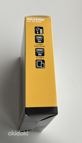 Biltema USB charging station with 6 ports (фото #4)