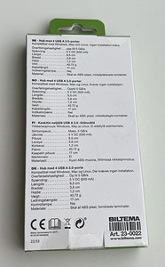 Biltema USB 3.0 hub, 4 ports (2 foto / 2)