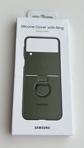 Samsung Galaxy Z Flip4 Silicone Cover with Ring , Khaki