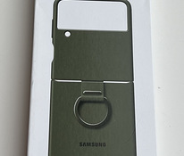 Samsung Galaxy Z Flip4 Silicone Cover with Ring , Khaki