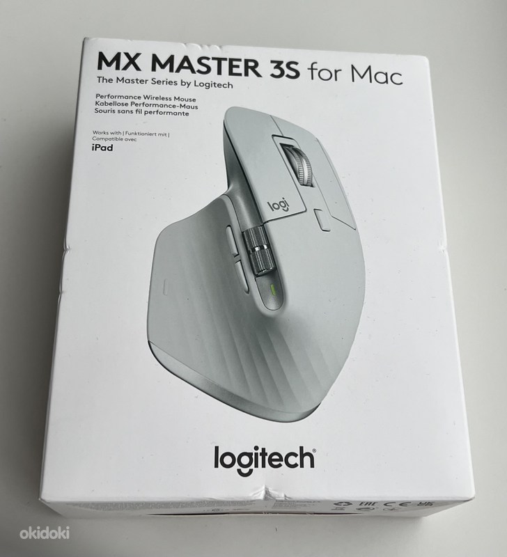 Logitech MX Master 3S for Mac (Pale grey) - 910-006572 