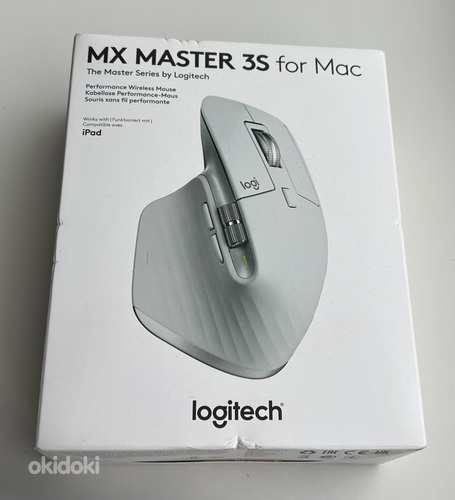 Logitech MX Master 3S for Mac , Light Gray (фото #1)