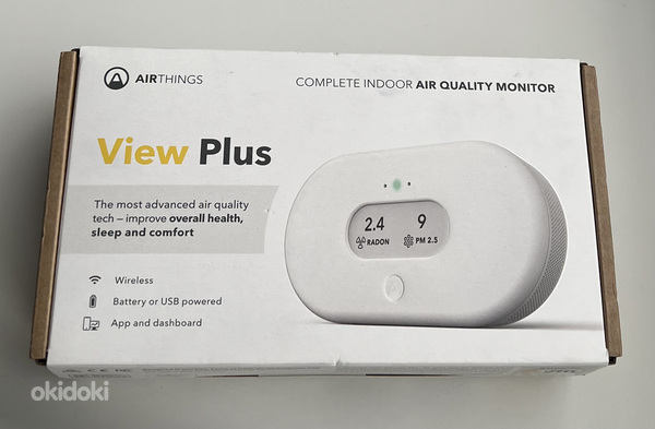 Airthings View Plus Complete Indoor Air Quality Monitor (foto #1)