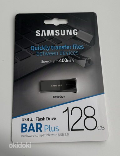 Samsung BAR Plus USB 3.1 128 GB Titan Gray