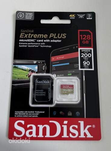 SanDisk Extreme PLUS microSDX 128GB 200MB/s