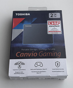 Toshiba Canvio Gaming 2TB/4TB , Black / Dark Grey Metallic (1 foto / 8)