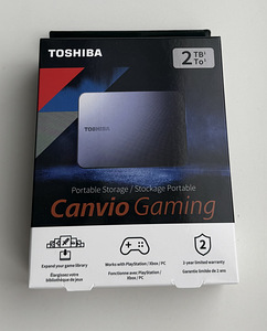Toshiba Canvio Gaming 2TB/4TB , Black / Dark Grey Metallic (4 foto / 8)