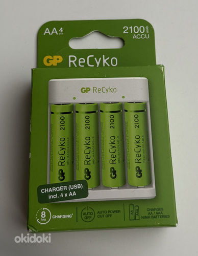 GP ReCyko AA 4x2100mAh + Charger (USB)