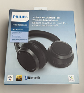 Philips Noise Cancellation Pro Wireless Headphones , Black (1 foto / 5)