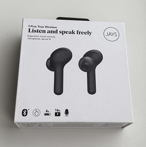 JAYS f-Five True Wireless , Black (1 foto / 5)