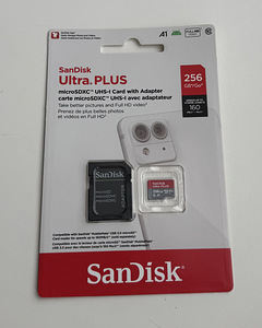 Sandisk Ultra Plus microSDXC 256GB 160MB/s A1 C10 UHS-1 (1 foto / 2)