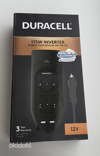 Duracell 175W Twin Inverter 12V