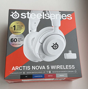 SteelSeries Arctis Nova 5 Wireless , White