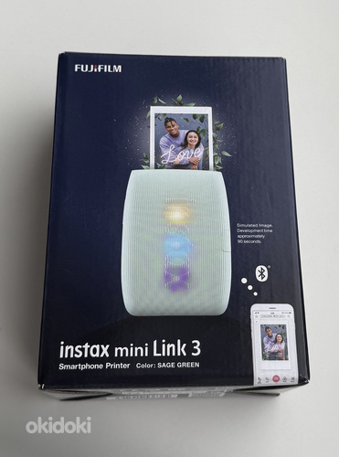 Fujifilm Instax Mini Link 3 , Sage Green / Rose Pink