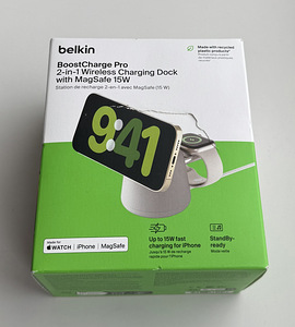 Belkin BOOST Charge Pro 2in1 Wireless Charging Dock