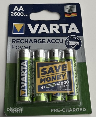 Varta AA / AAA / D 200/800/1000/2100/2600/3000 mAh