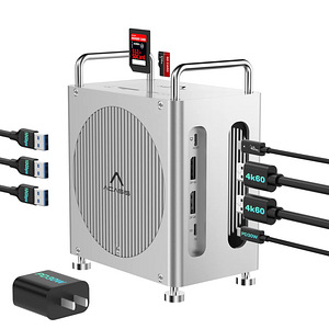 ACASIS Mac Mini M4 Workstation 8-in-1 Dual SSD 40Gbps Dock (3 foto / 10)