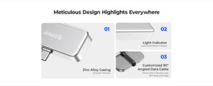 ORICO FlashPod 20Gbps Thumb-Sized Portable SSD 2TB (8 foto / 9)