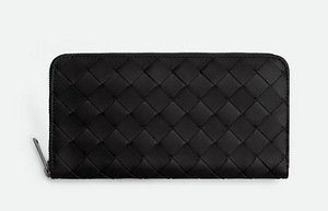 Bottega Veneta Intrecciato Zip Around Wallet , Black (1 foto / 5)